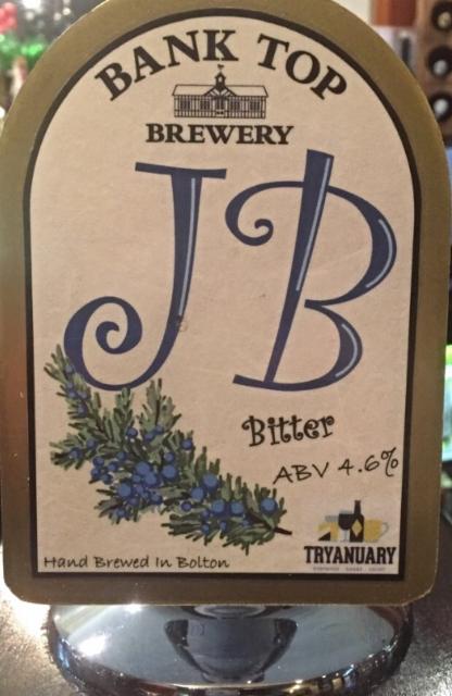 J B 4.6%, Bank Top Brewery, England