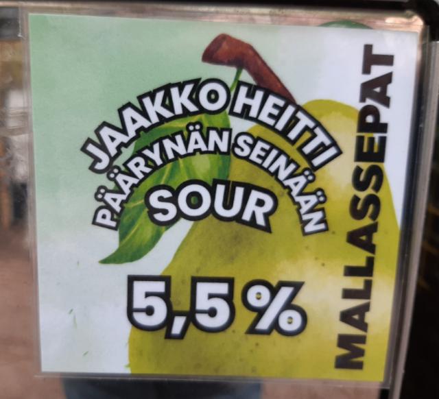 Jaakko Heitti Päärynän Seinään 5.5%, Mallassepät, Finland