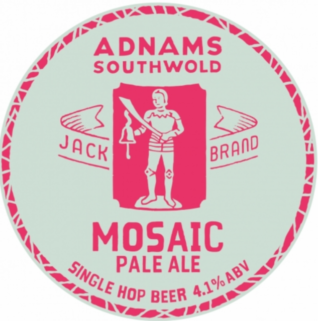 Jack Brand Mosaic Pale Ale 4.1%, Adnams, England