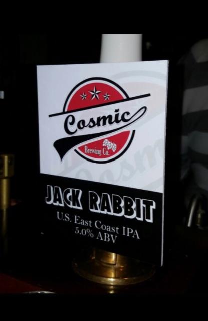 Jack Rabbit 5.0%, Cosmic Brewing Company Limited, England