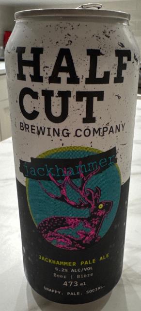 Jackhammer Pale Ale, Half Cut Brewing Company