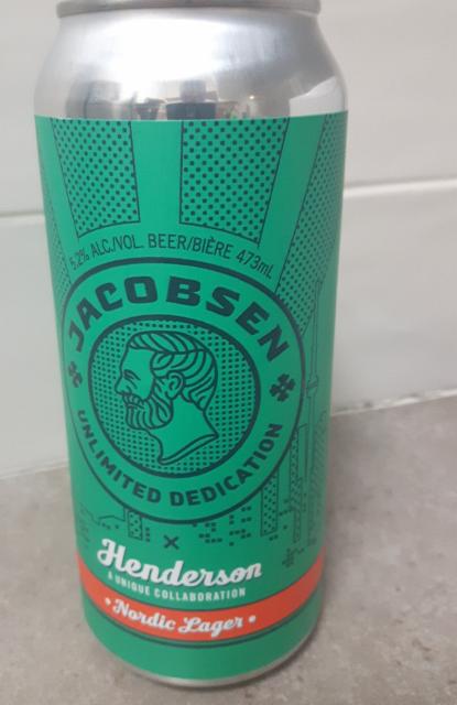 jacobsen 5.2%, Henderson Brewing, Canada