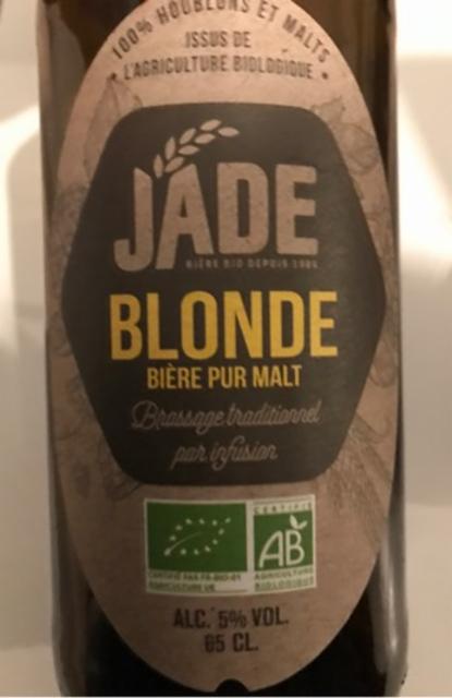 Jade Blonde 5.0%, Brasserie Castelain, France
