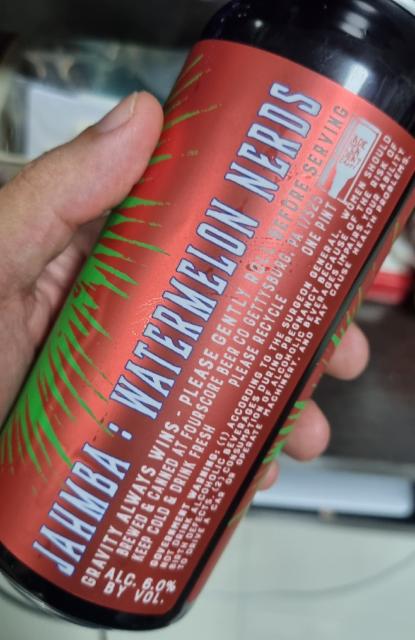 jahmba: watermelon nerds 6.0%, Fourscore beer co, United States