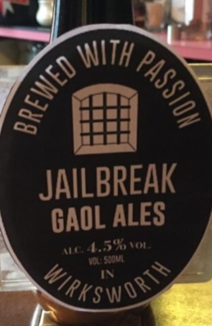 Jailbreak 4.5%, Gaol Ales, England