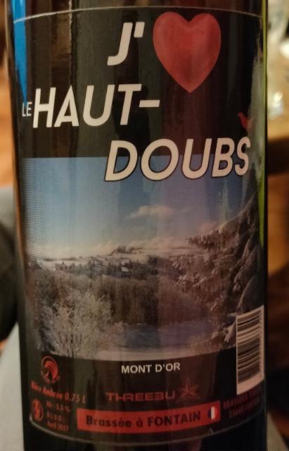 J'aime le Haut-Doubs Mont d'Or 5.5%, Threebu, France