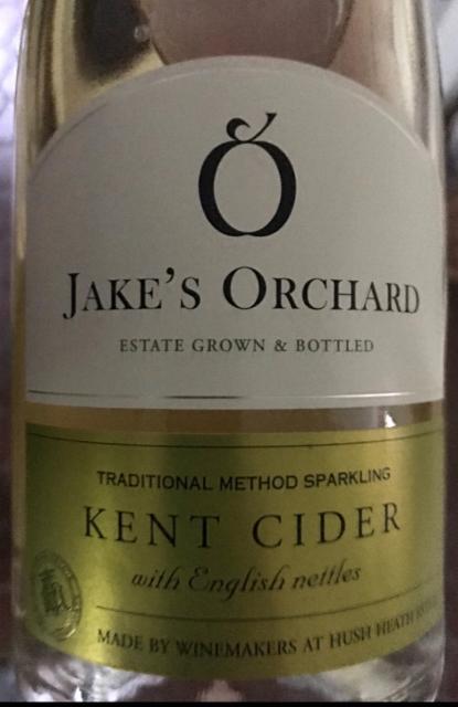 Jake's Orchard Kent Cider With English Nettles 7.5%, Hush Heath, England