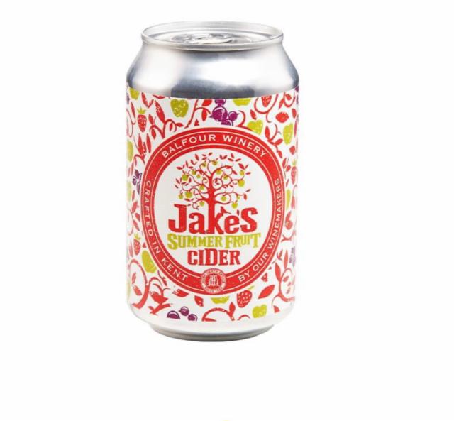 Jake's Summer Fruit Cider 4.0%, Balfour Winery, United Kingdom