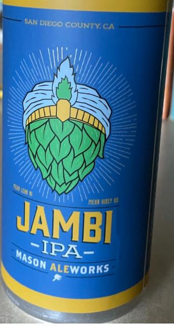 Jambi 6.7%, Mason Ale Works, United States