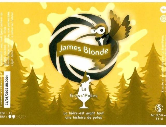 James Blonde 5.5%, La Brass'Potes, France