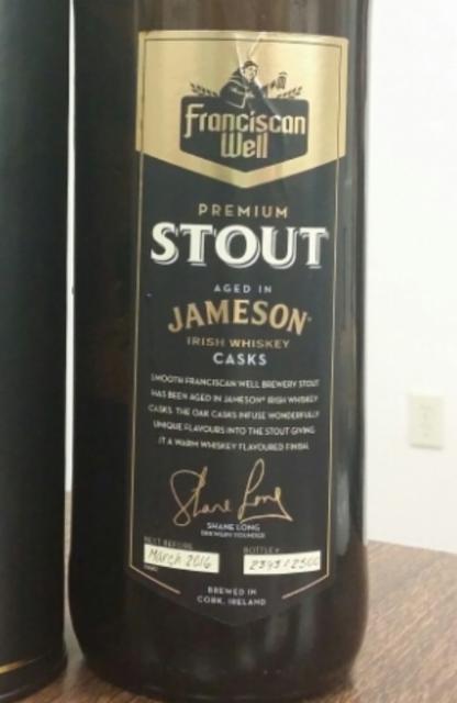 Jameson Stout 7.8%, Franciscan Well Brewery, Ireland