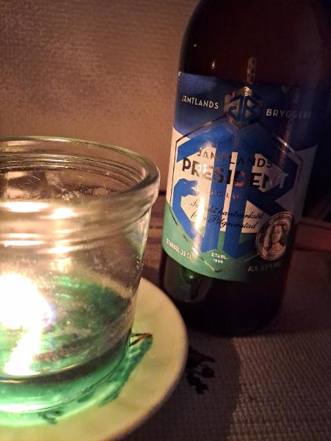 jämtlands president ljus lager 5.2%, Jämtlands Bryggeri, Sweden