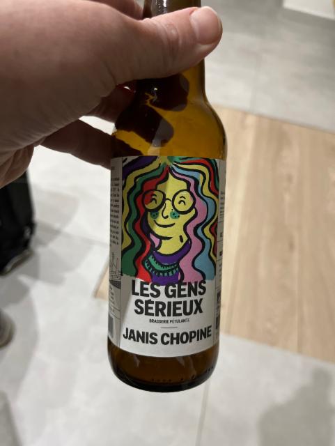 Janis Chopine 5.4%, Brasserie Pétulante - Les Gens Sérieux, France