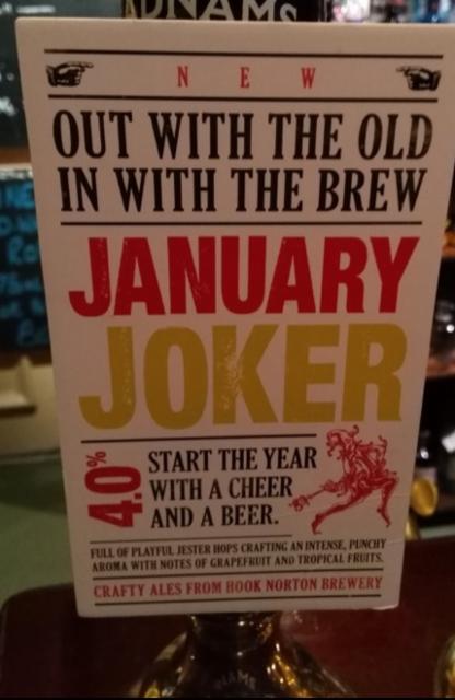 January Joker 4.0%, Hook Norton Brewery, England