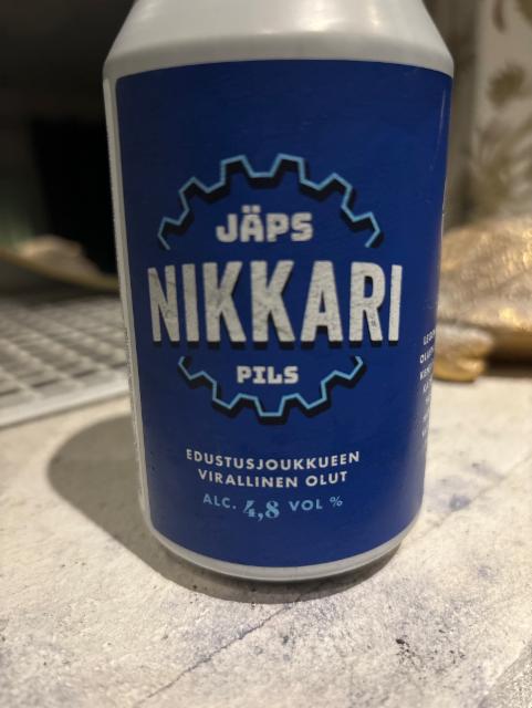JÄPS Nikkari Pils 4.8%, Maku Brewing, Finland