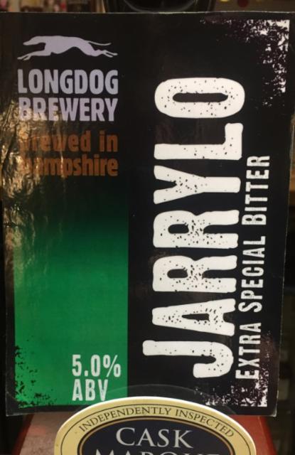 Jarrylo 5.0%, Longdog Brewery, England