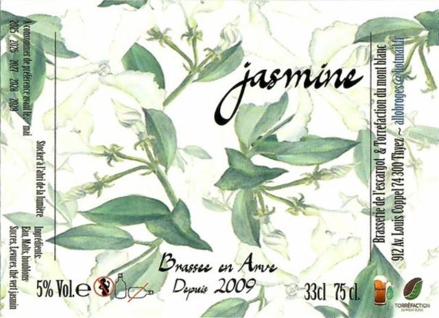 Jasmine 5.0%, Brasserie De L'Escargot - Bière Des Allobroges, France