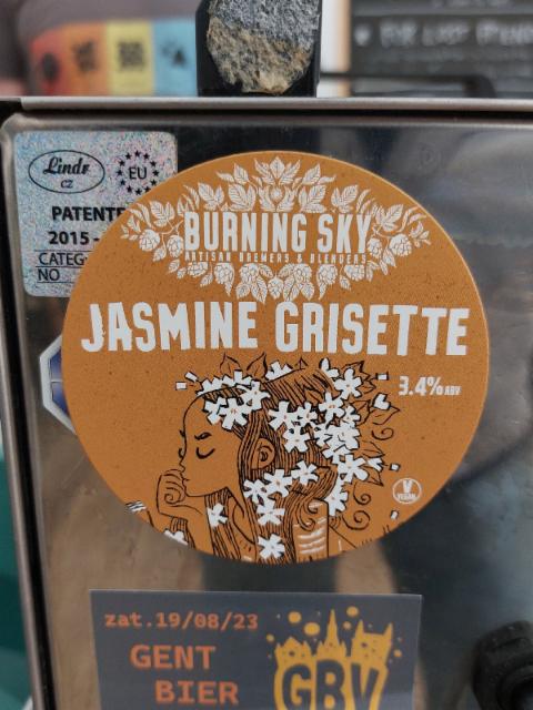 Jasmine Grisette 3.4%, Burning Sky Brewery, England