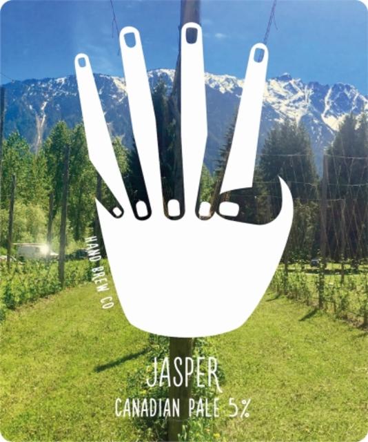 Jasper Canadian Pale 5.0%, Hand Brew Co, England