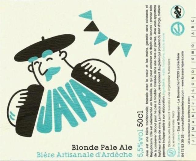 Java Pale Ale 5.5%, Brasserie Java, France