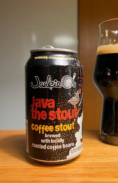 Java the stout 6.5%, Jackie O's Brewery, United States
