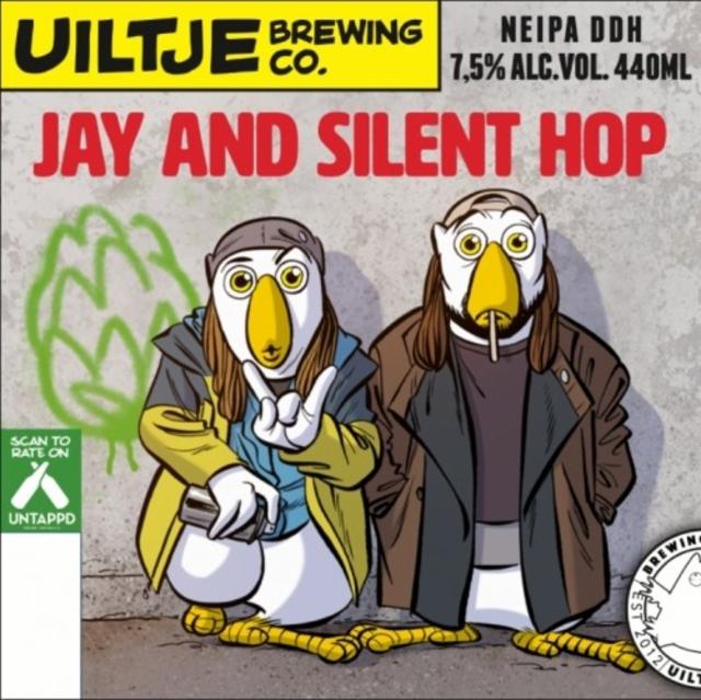 Jay And Silent Hop 7.5%, Uiltje Brewing Co, Netherlands