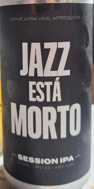 Jazz Está Morto 4.8%, Cervejaria Vinil, Brazil