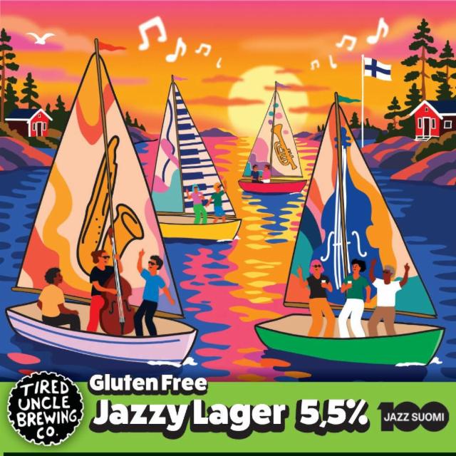 JazzyLager 5.5%, Tired Uncle Brewing Co., Finland
