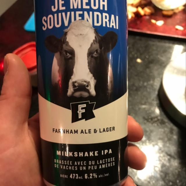 Je Meuh Souviendrai 6.2%, Farnham Ale & Lager, Canada