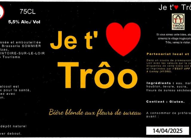 Je T'Aime Trôo, Brasserie Sommier [Closed]
