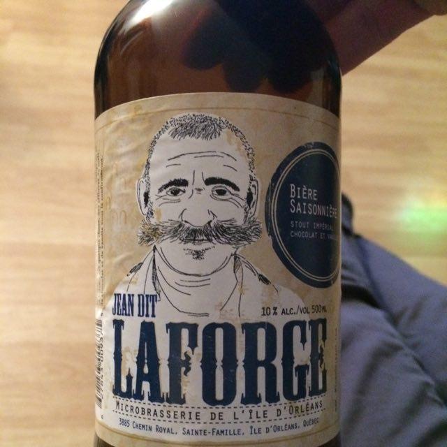 Jean Dit Laforge 10.0%, Microbrasserie de L'Île d'Orléans (Brouwerij Haacht Brasserie), Canada