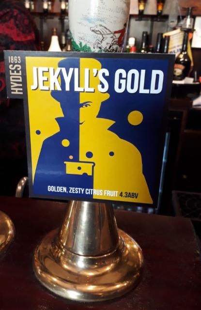 Jekyll's Gold 4.3%, Hydes Salford, England