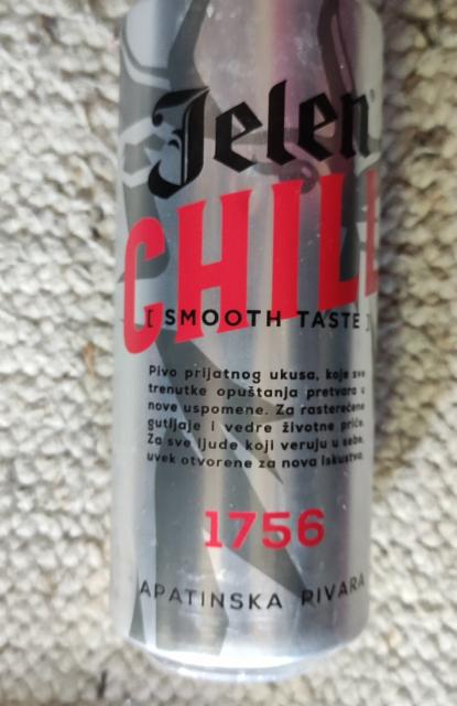 Jelen Chill 4.0%, Apatinska Pivara (MolsonCoors), Serbia