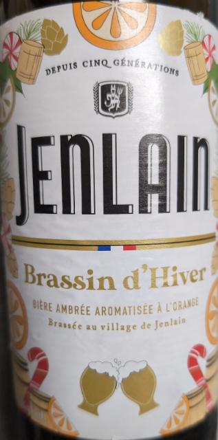 Jenlain brassin d'hiver 2025 8.0%, Brasserie Duyck, France