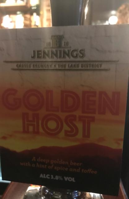 Jennings Golden Host 3.8%, Jennings Brewery, England