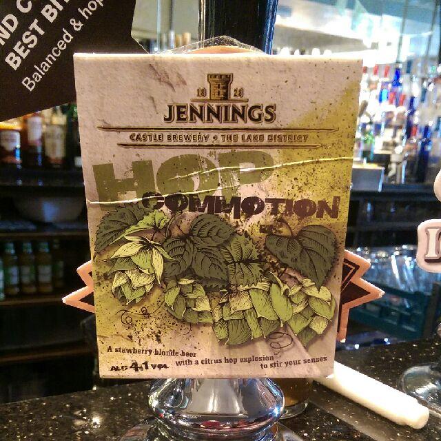 Jennings Hop Commotion 4.1%, Jennings Brewery, England