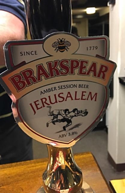 Jerusalem 3.8%, Brakspear Brewing Company, England