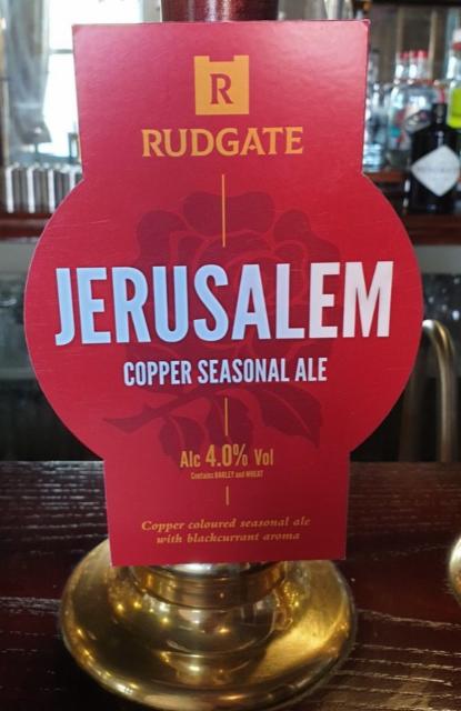 Jerusalem 4.0%, Rudgate Brewery, England