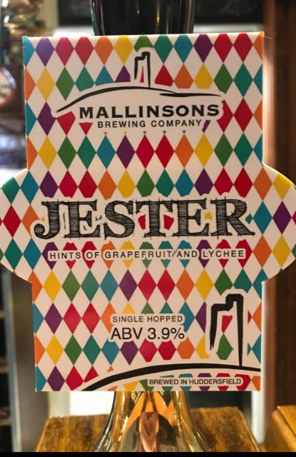 Jester 3.9%, Mallinsons Brewing Company, England