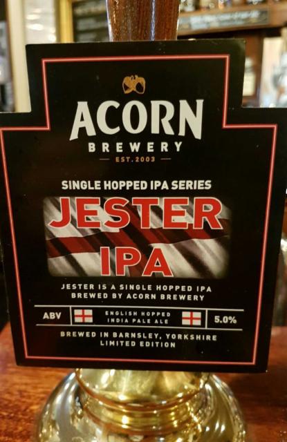 Jester IPA 5.0%, Acorn Brewery, England