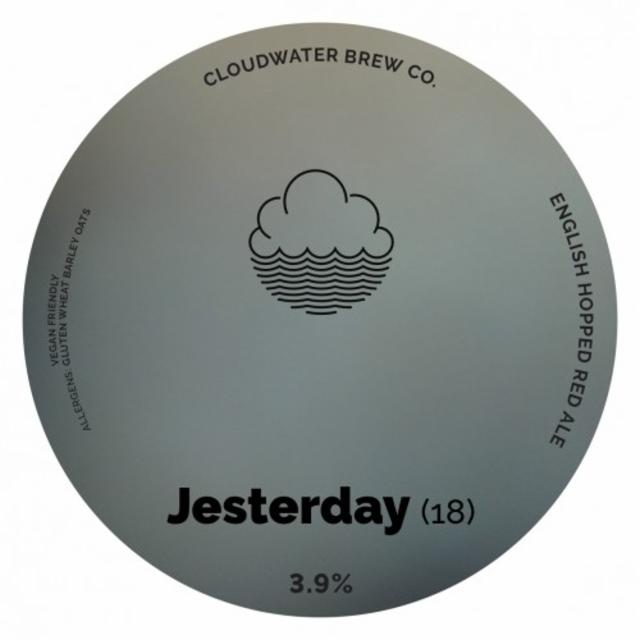 Jesterday 4.0%, Cloudwater Brew Co., England