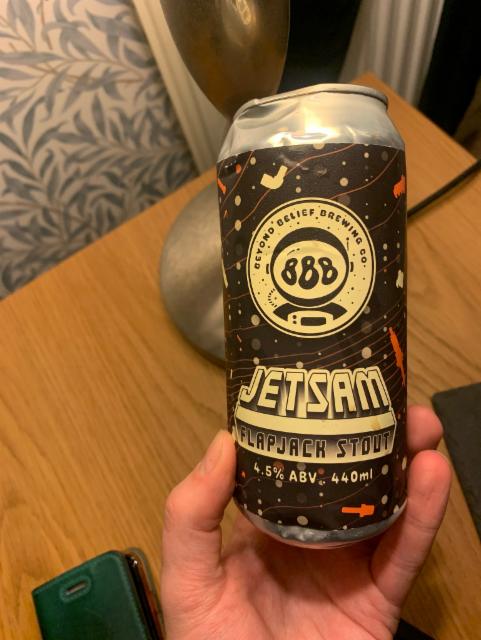 Jetsam 4.5%, Beyond Belief Brewery, England