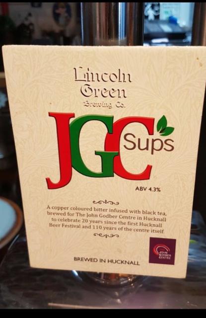 JGC Sups 4.3%, Lincoln Green Brewing, England