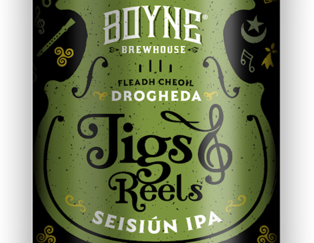Jigs & Reels Seisiún IPA 4.0%, Boyne Brewhouse, Ireland