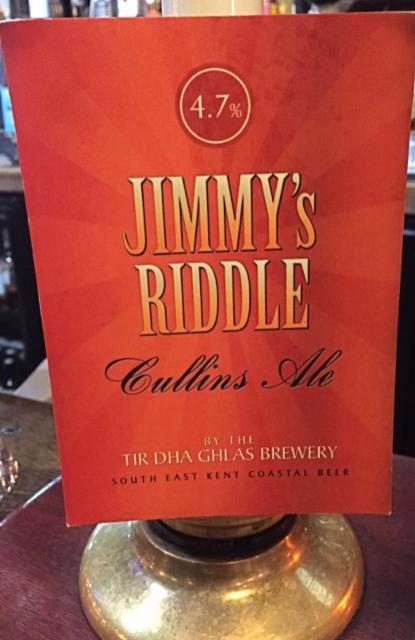 Jimmy's Riddle 4.7%, Tir Dha Ghlas Brewery, England
