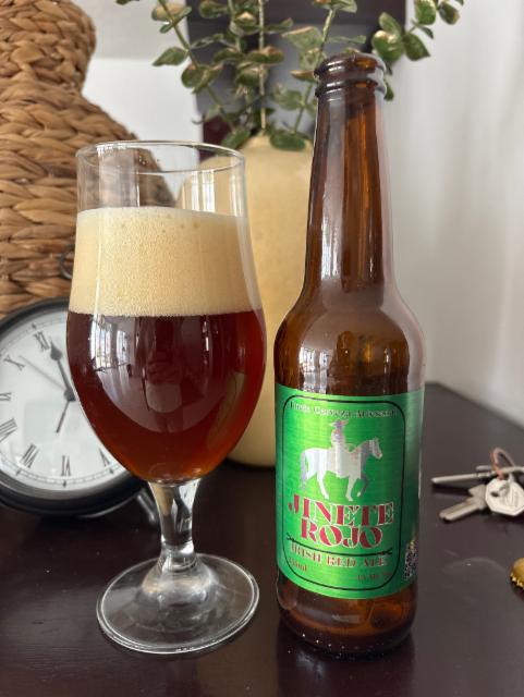 Jinete rojo 4.5%, Jinete Cerveza Artesanal, Mexico