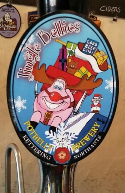 Jingle Bellies 5.0%, Potbelly Brewery Limited, England