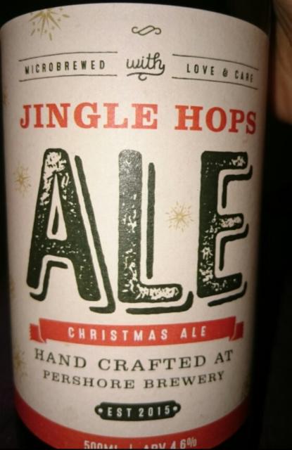 Jingle Hops Ale 4.6%, Pershore Brewery, England