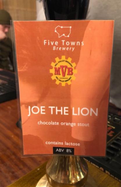 Joe The Lion 8.0%, Five Towns Brewery, England