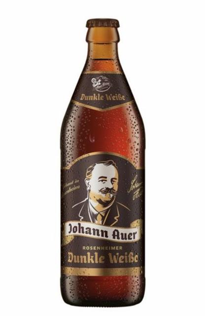 Johann Auer Rosenheimer Dunkle Weiße 5.5%, Auerbräu Rosenheimer Spezialitätenbrauerei (Paulaner Brauerei), Germany